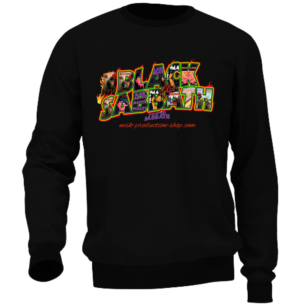 Felpa Unisex linea black sabbath