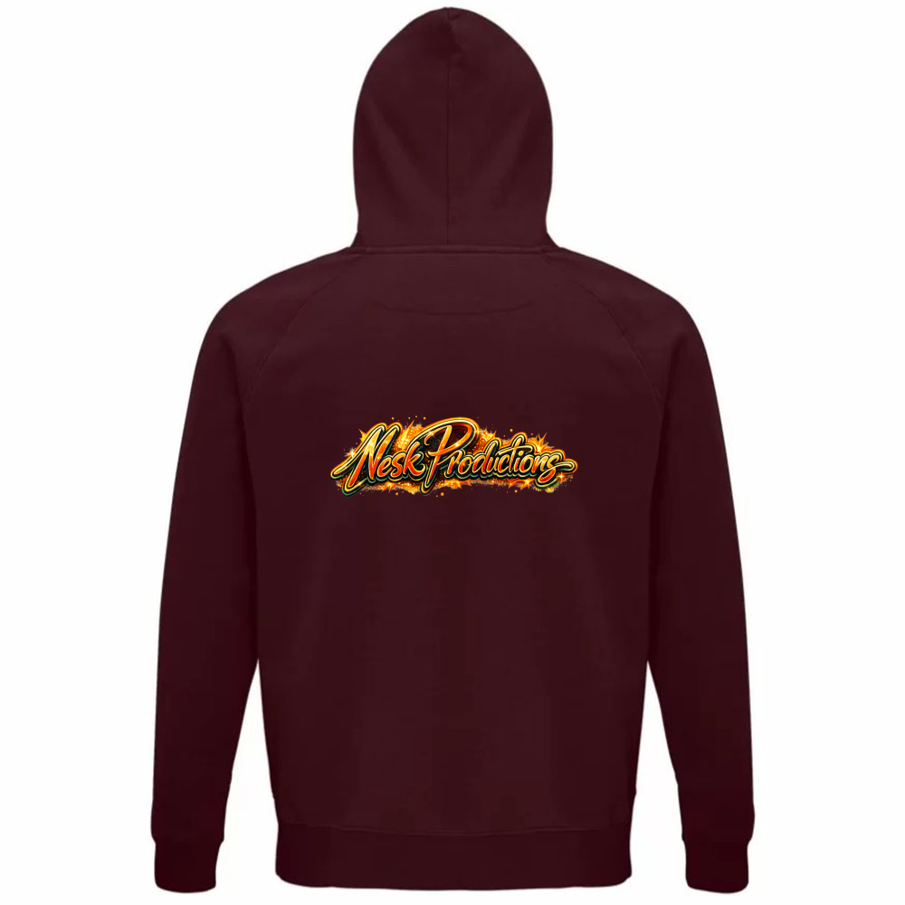 Felpa Organica Unisex Cappuccio Maglietta Verso un Mondo Migliore e Oltre