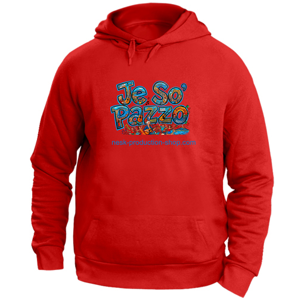 Felpa con Cappuccio Unisex Large linea je so pazzo
