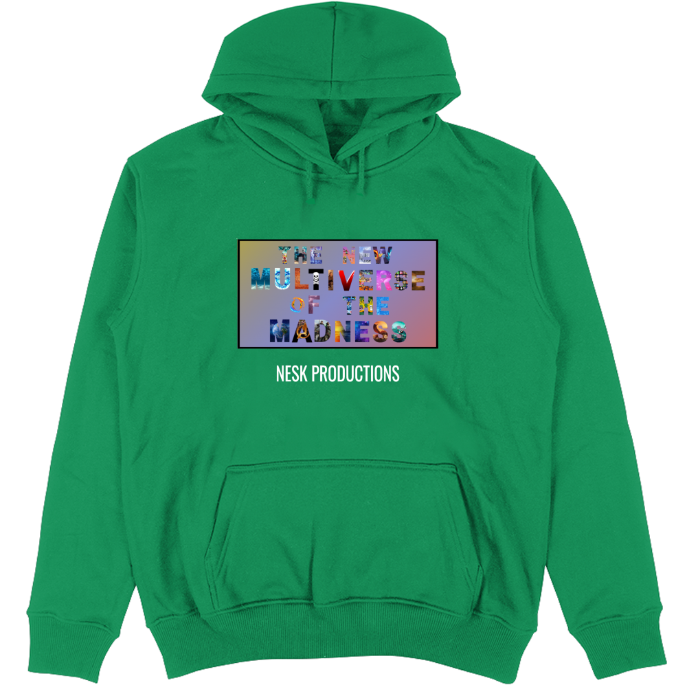 Felpa Unisex con Cappuccio T-Shirt del Multiverso con Sfondo a Colori