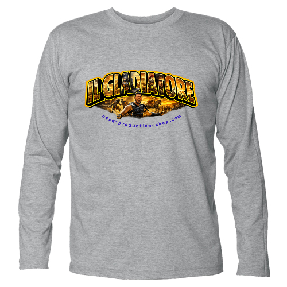 T-Shirt Unisex Manica Lunga linea gladiatore
