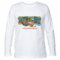 T-Shirt Unisex Manica Lunga linea smoke on the water