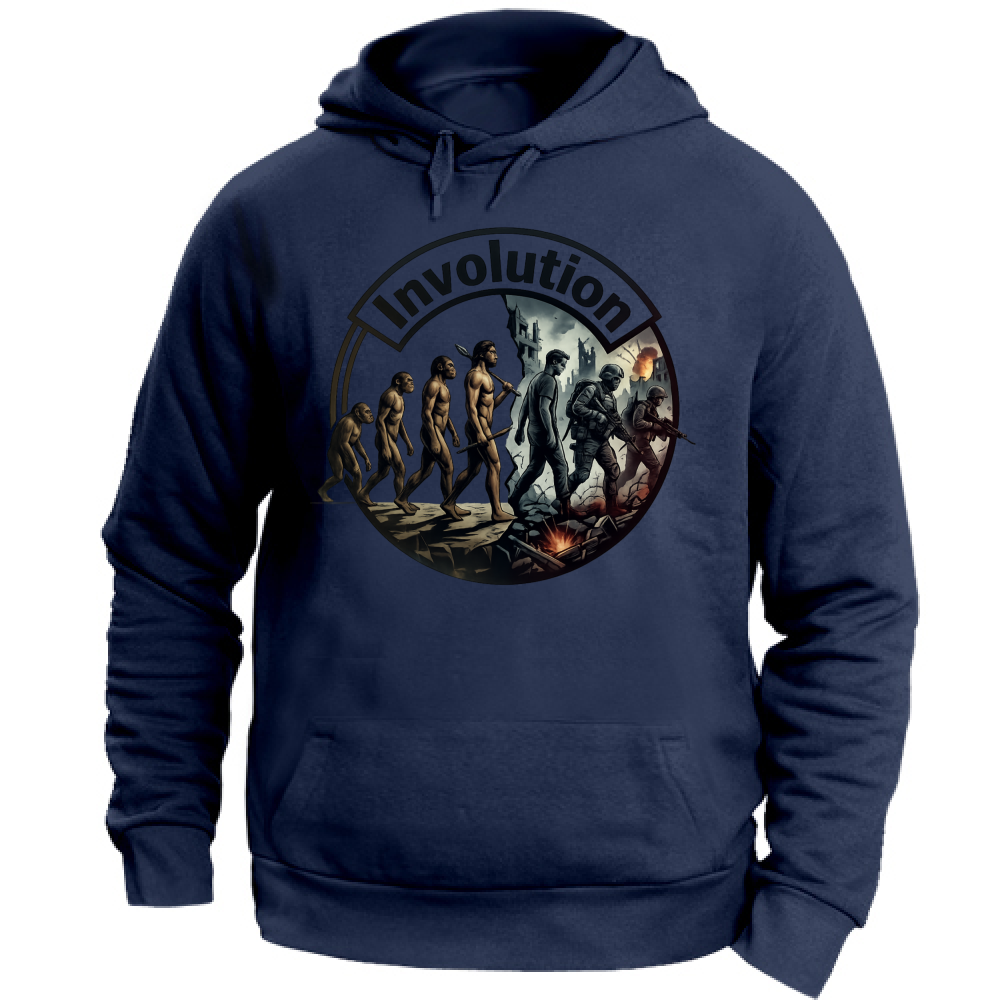 Felpa con Cappuccio Unisex Large linea Involution