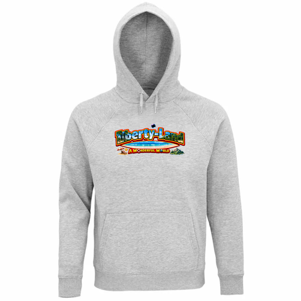 Felpa Organica Unisex Cappuccio t-Shirt Linea Estate