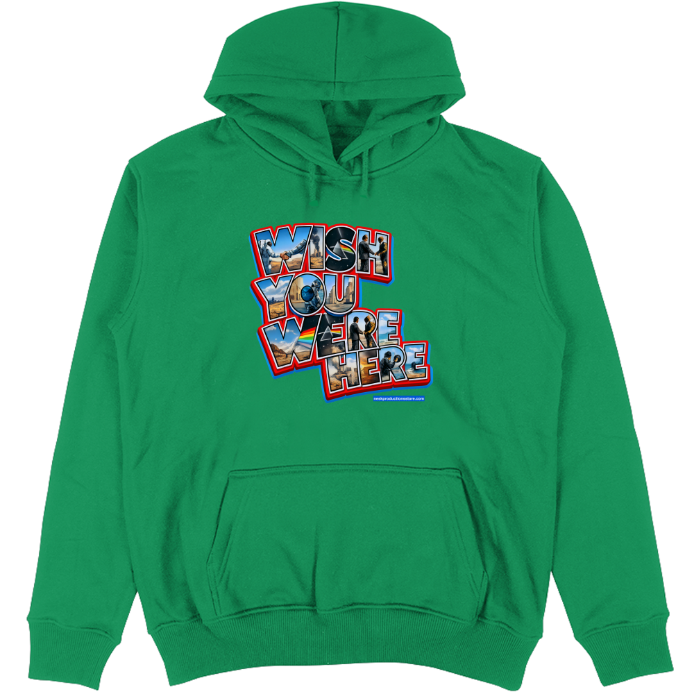 Felpa Unisex con Cappuccio linea wish you were here A