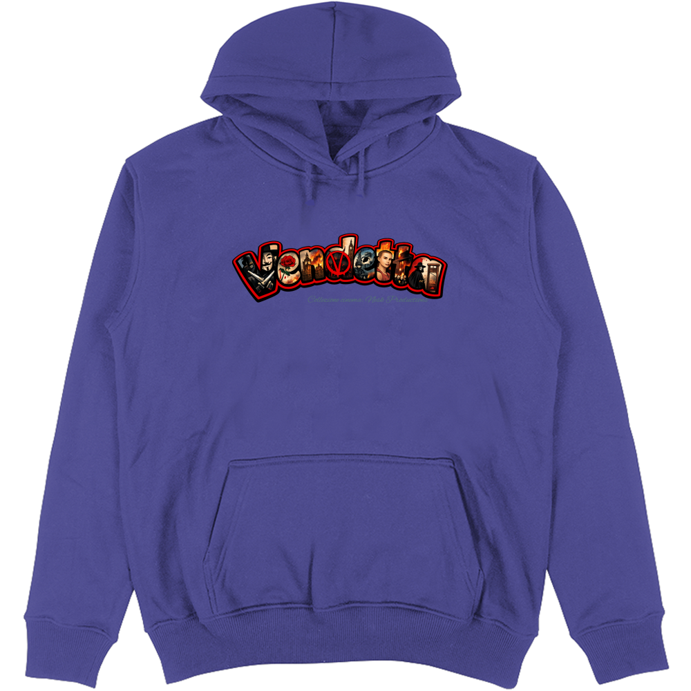Felpa Unisex con Cappuccio linea vendetta
