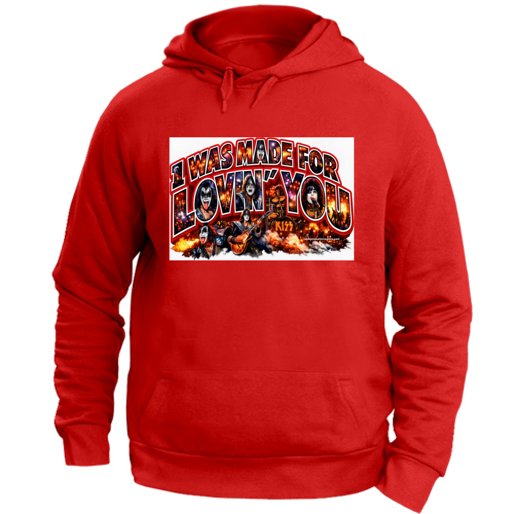 Felpa con Cappuccio Unisex Large linea i was made for lovin you 1A