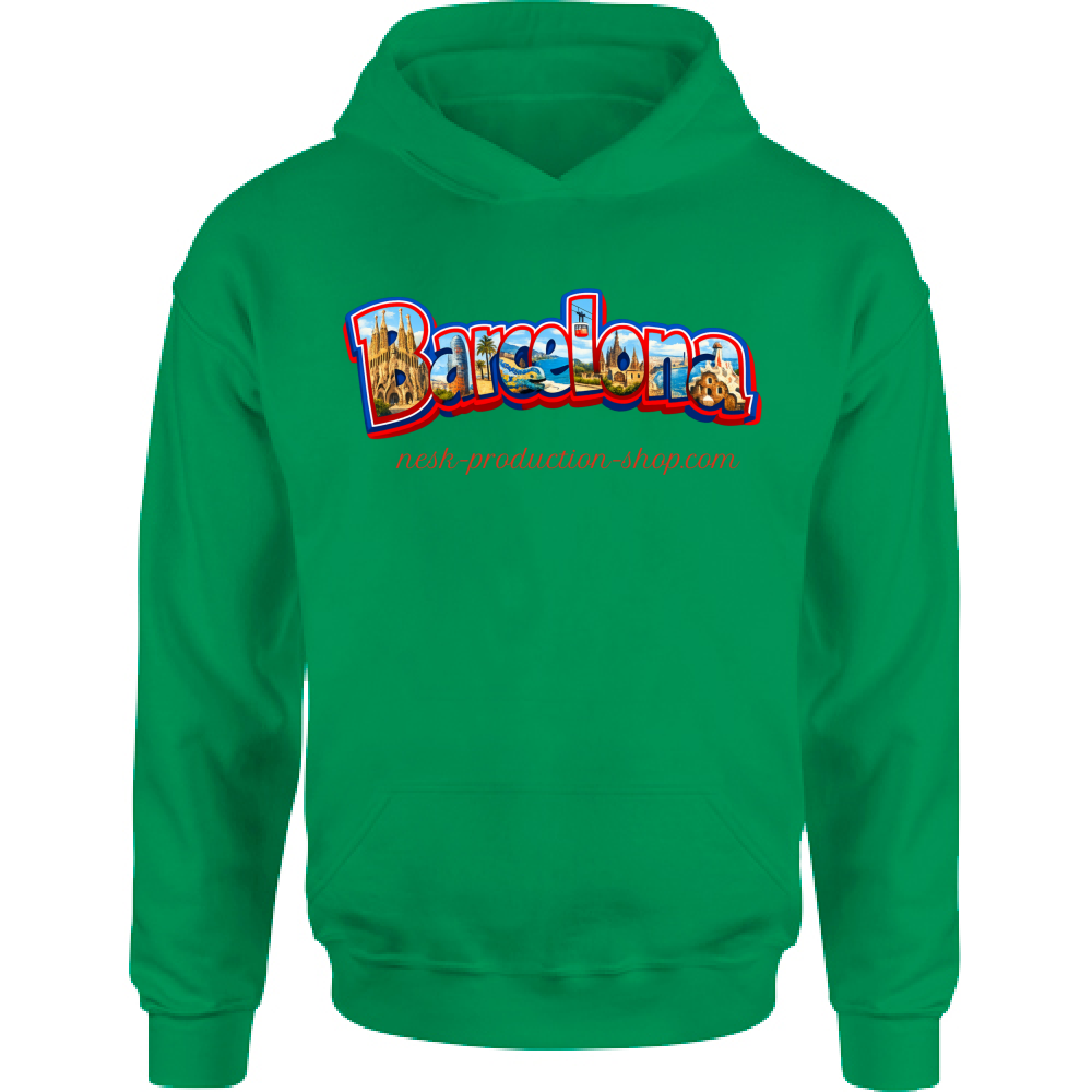 Felpa Bambino con Cappuccio linea Barcellona