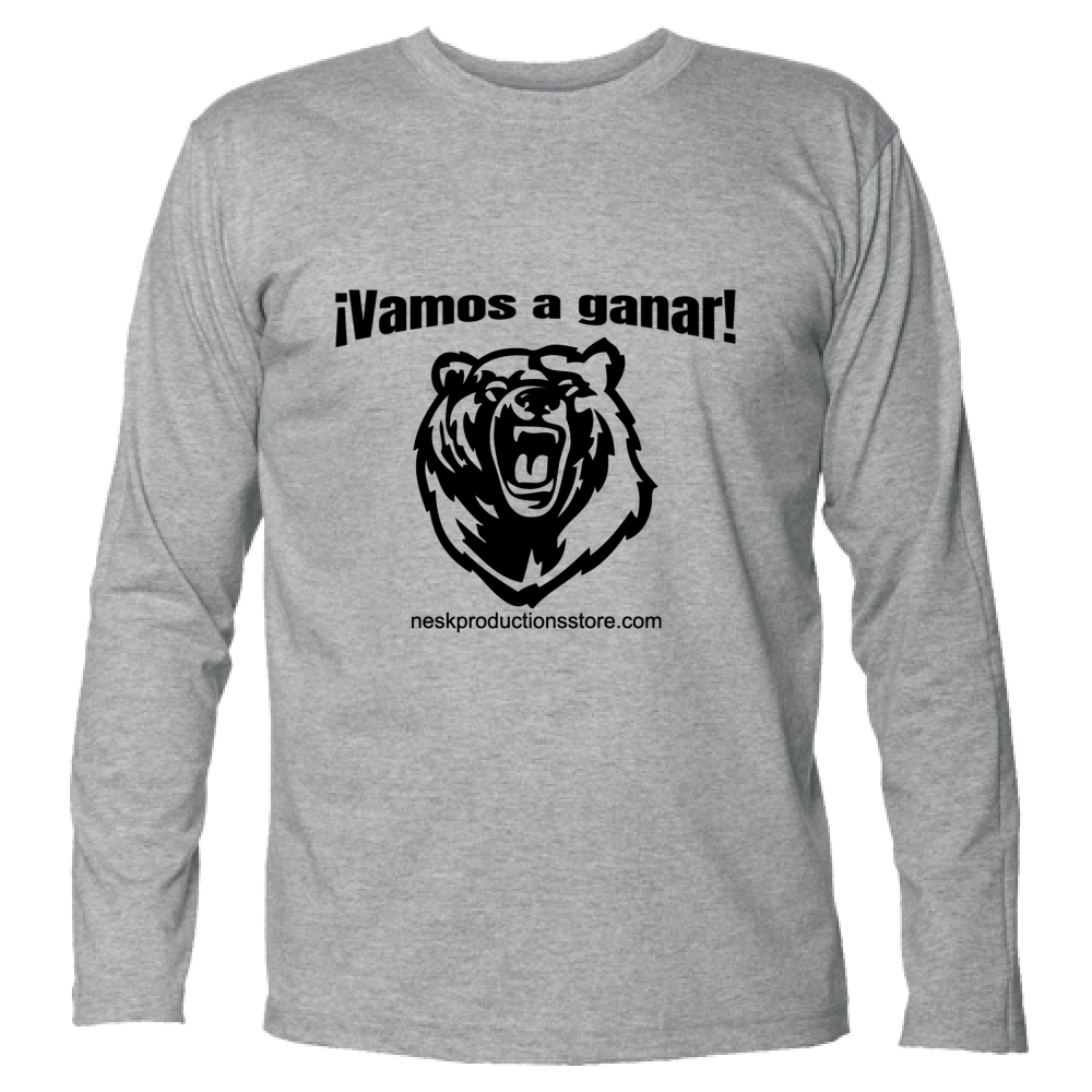 T-Shirt Unisex Manica Lunga linea vamos a ganar