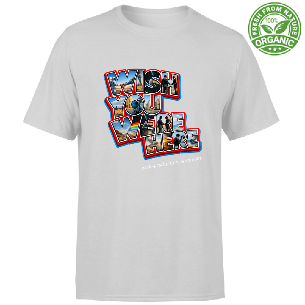 T-Shirt Unisex Organic linea wish you were here