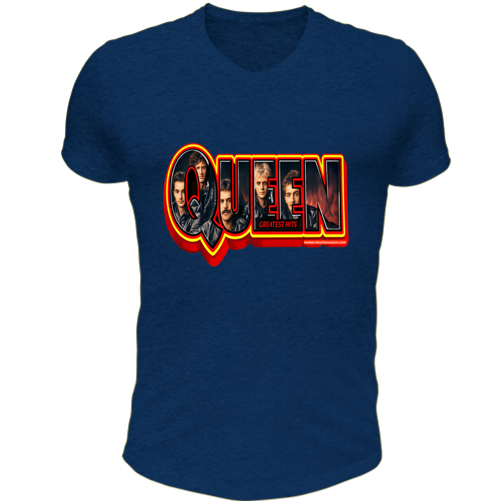 T-Shirt Unisex Scollo V Linea Queen  A