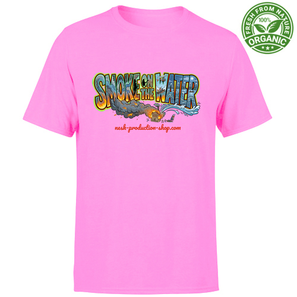 T-Shirt Unisex Organic linea smoke on the water