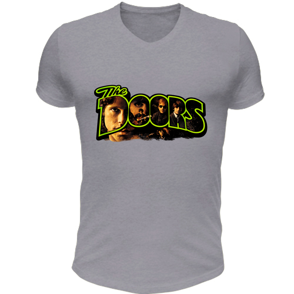 T-Shirt Unisex Scollo V linea doors