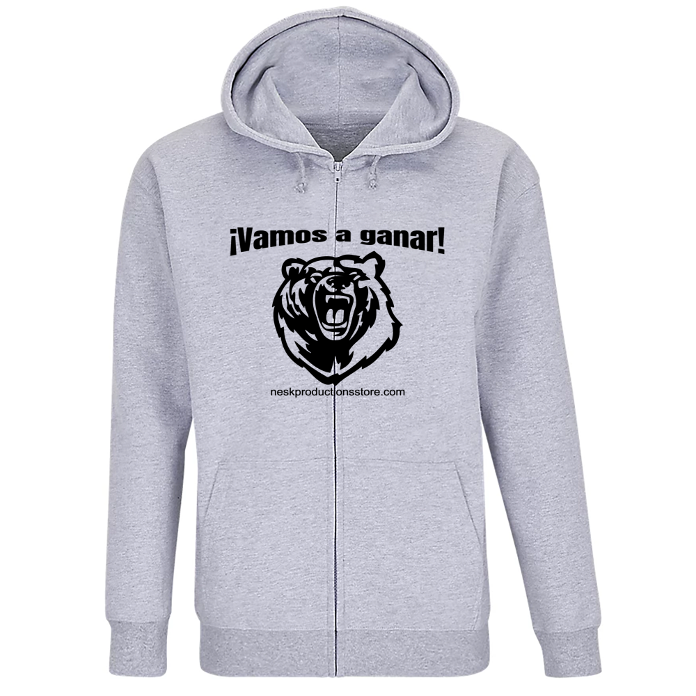 Felpa Premium Cappuccio Zip linea vamos a ganar