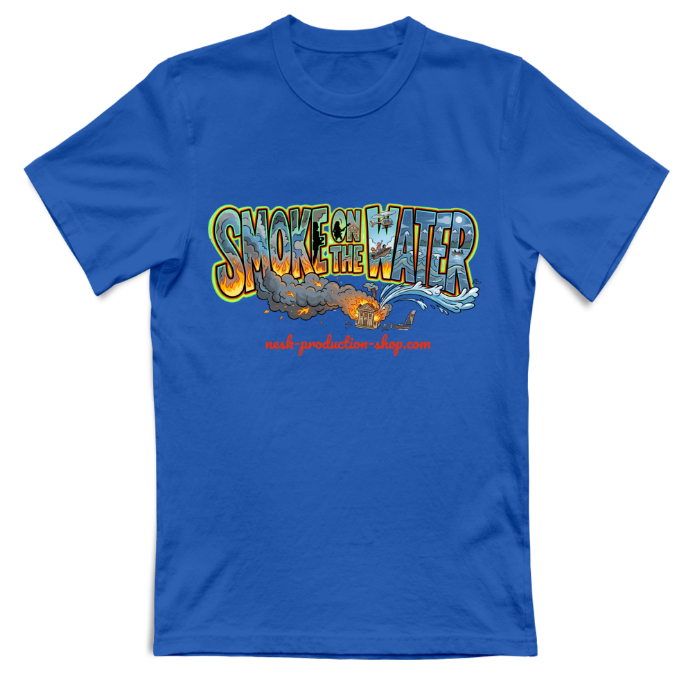 T-Shirt Unisex linea smoke on the water