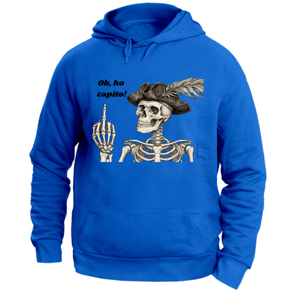 Felpa con Cappuccio Unisex Large linea vaffa