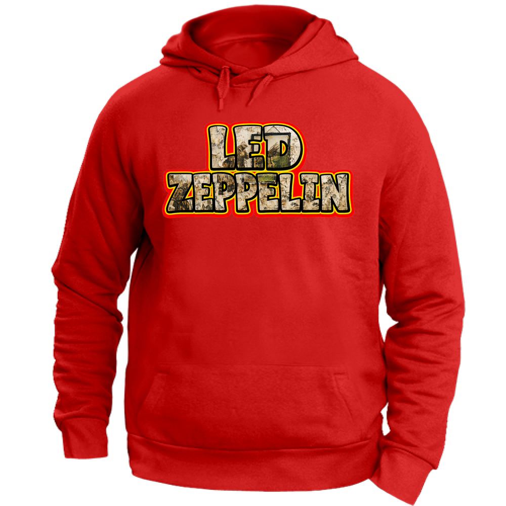 Felpa con Cappuccio Unisex Large linea led zeppelin