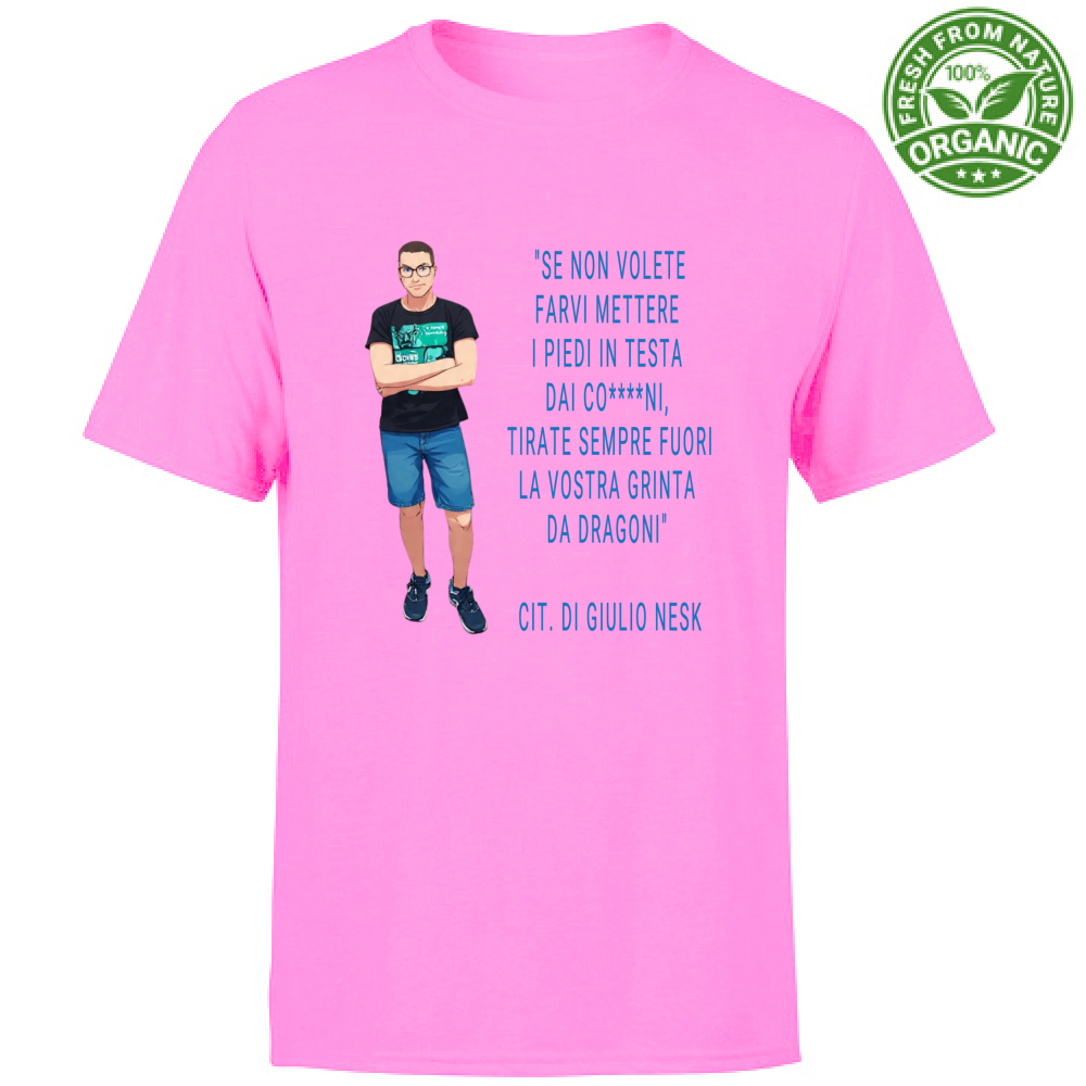T-Shirt Unisex Organic T-Shirt con una Frase Motivazionale
