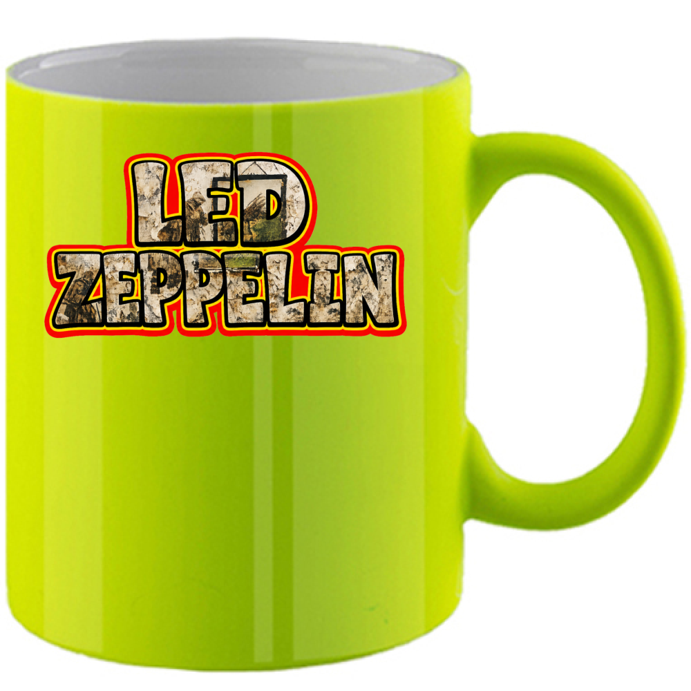 Tazza Fluo linea led zeppelin