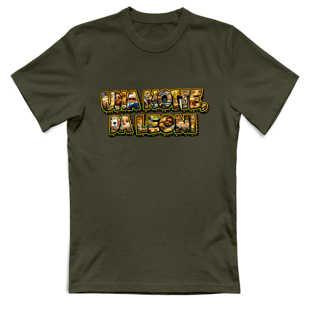 T-Shirt Unisex Maglietta una Notte da Leoni