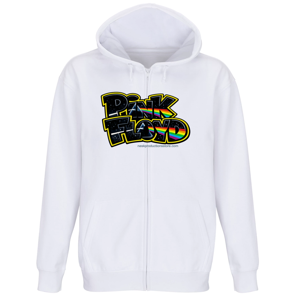 Felpa Premium Cappuccio Zip linea Pink Floyd