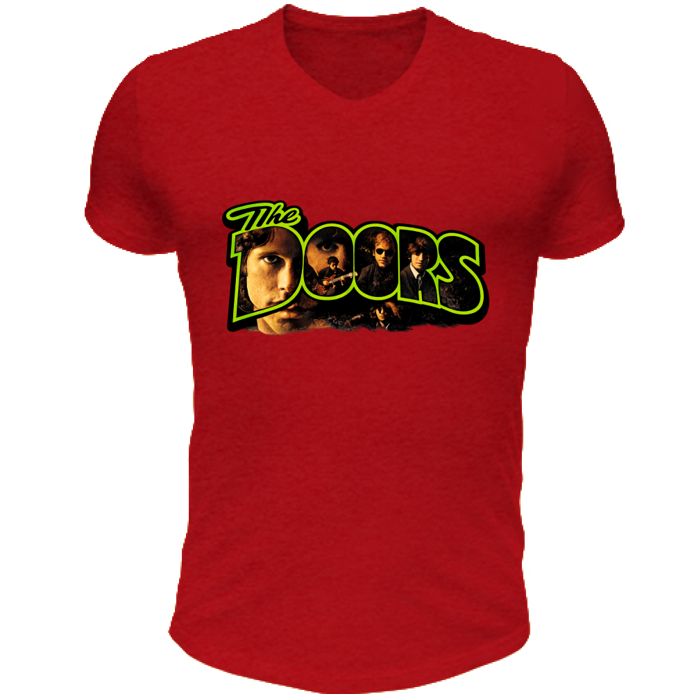 T-Shirt Unisex Scollo V linea doors