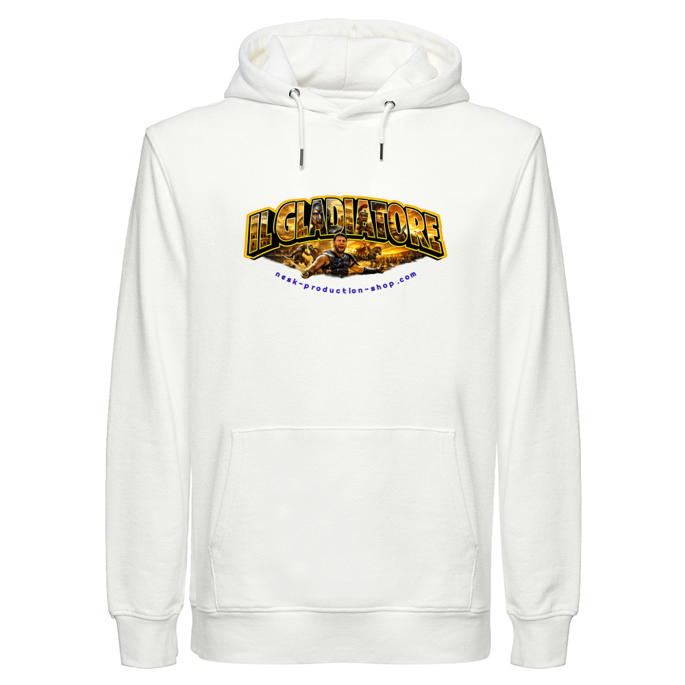 Felpa Cappuccio Unisex Canapa linea gladiatore