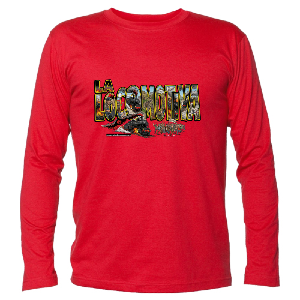 T-Shirt Unisex Manica Lunga linea la locomotiva A