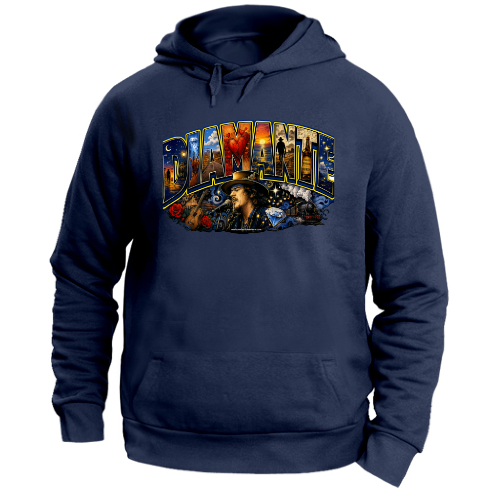 Felpa con Cappuccio Unisex Large linea Diamante Zucchero