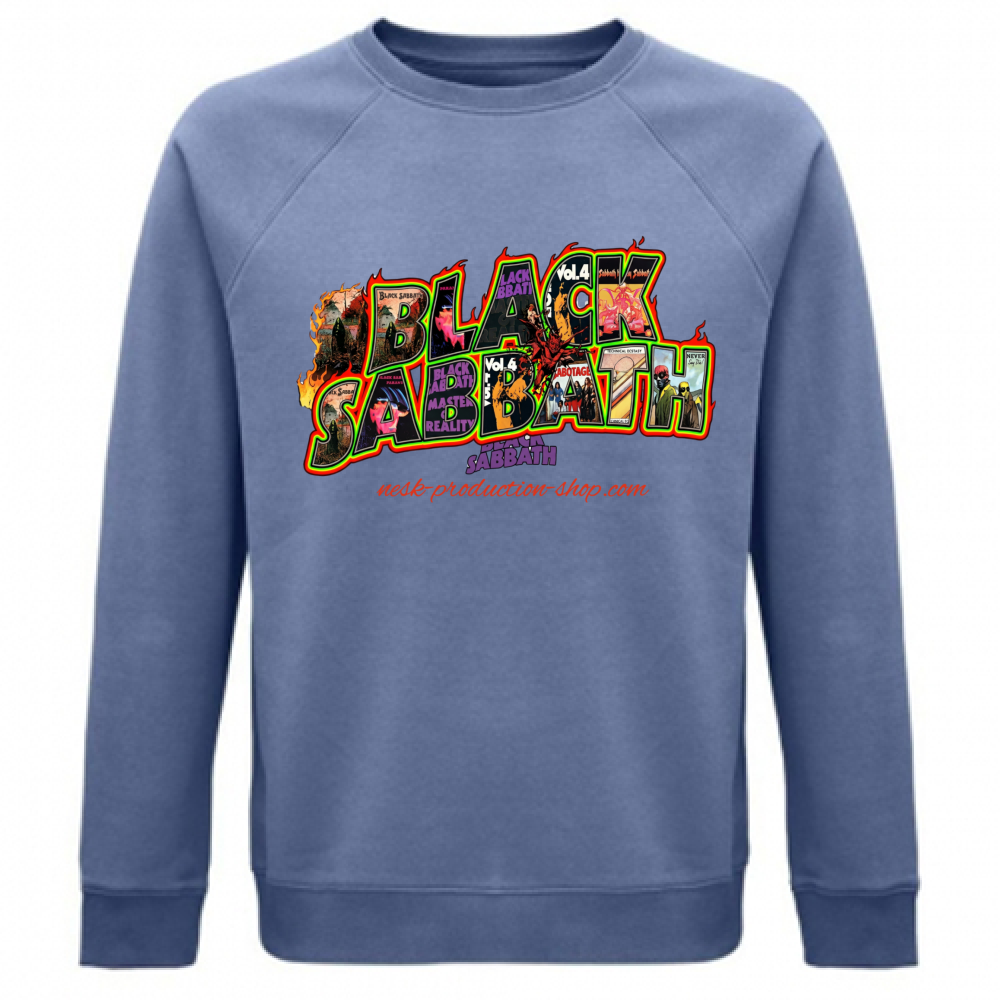 Felpa Unisex Organica linea black sabbath
