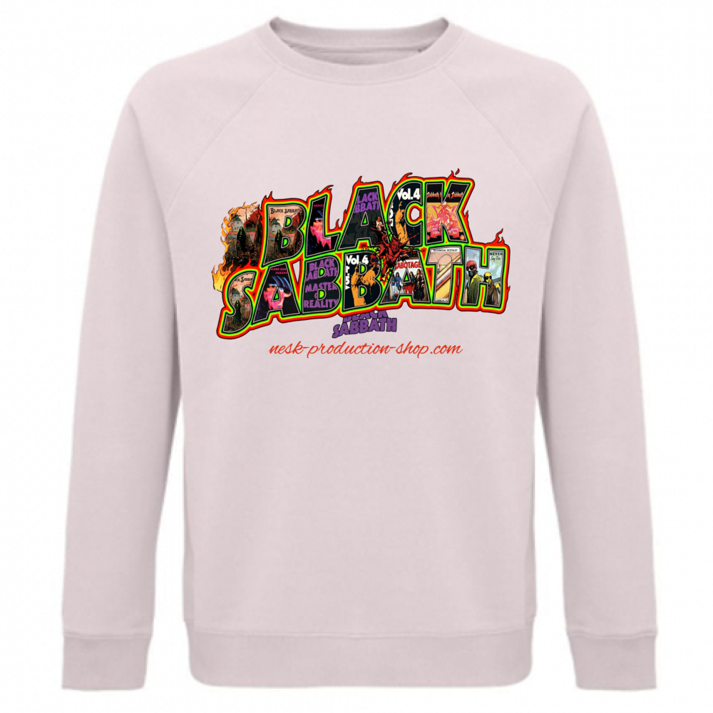 Felpa Unisex Organica linea black sabbath