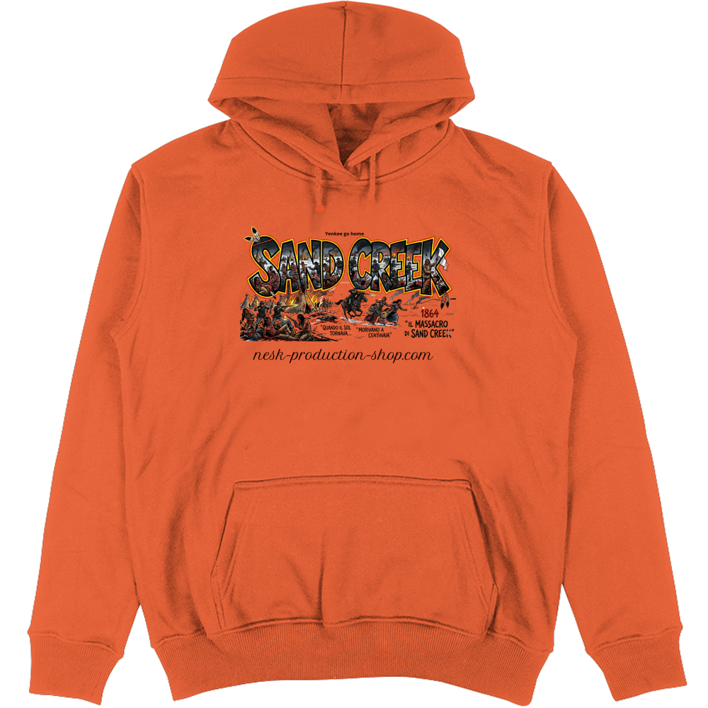 Felpa Unisex con Cappuccio linea sand creek