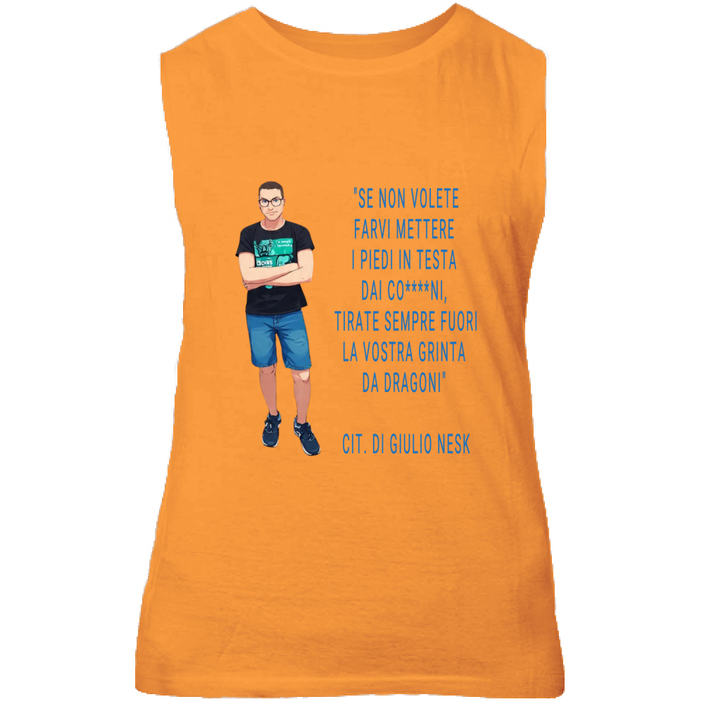 Canotta Unisex T-Shirt con una Frase Motivazionale