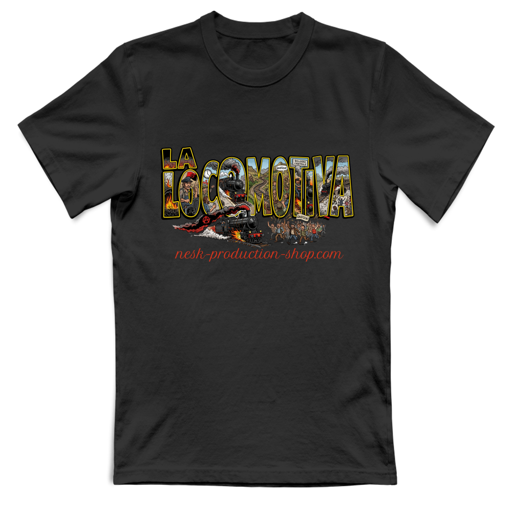 T-Shirt Unisex Large linea la locomotiva