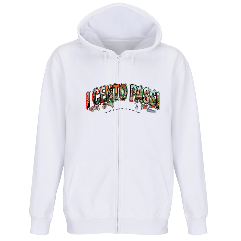 Felpa Premium Cappuccio Zip linea cento passi