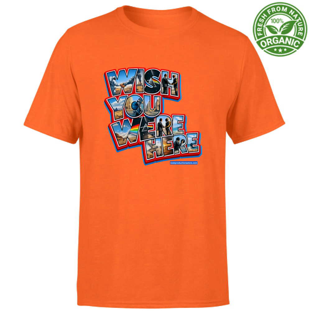 T-Shirt Unisex Organic linea wish you were here A