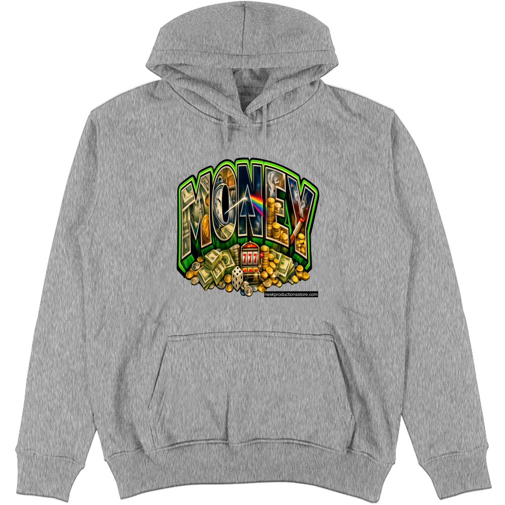 Felpa Unisex con Cappuccio linea Money A