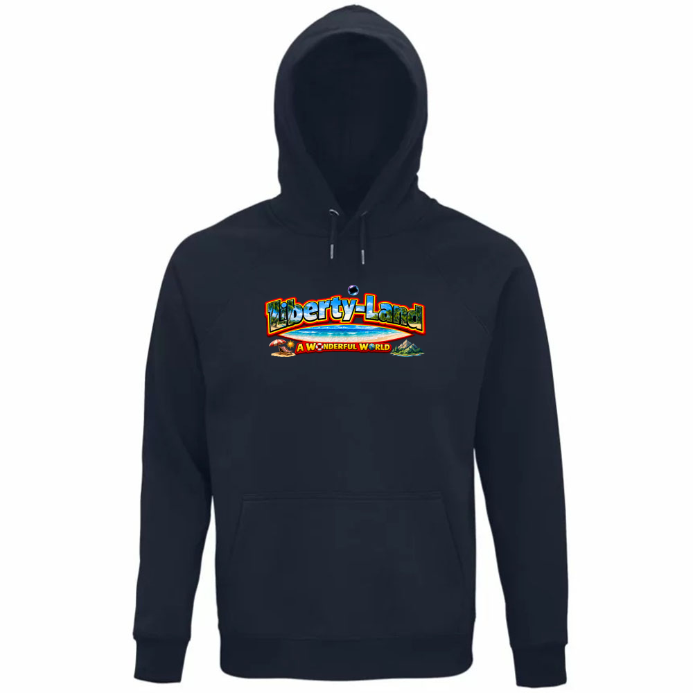 Felpa Organica Unisex Cappuccio t-Shirt Linea Estate