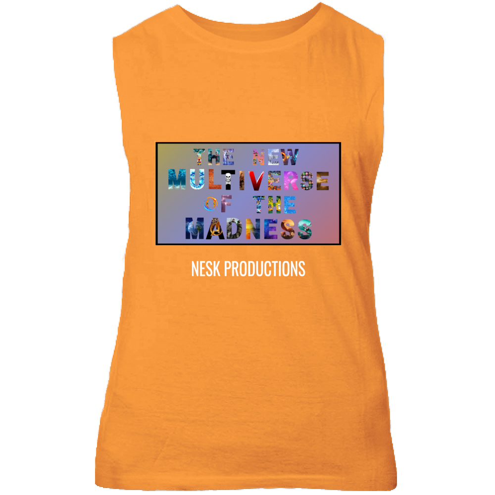 Canotta Unisex T-Shirt del Multiverso con Sfondo a Colori