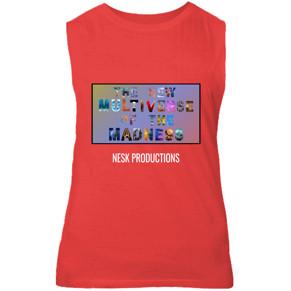 Canotta Unisex T-Shirt del Multiverso con Sfondo a Colori