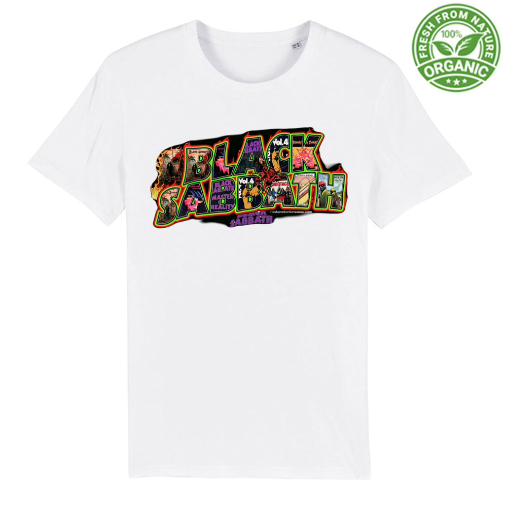 T-Shirt Unisex Organica linea Black Sabbath A