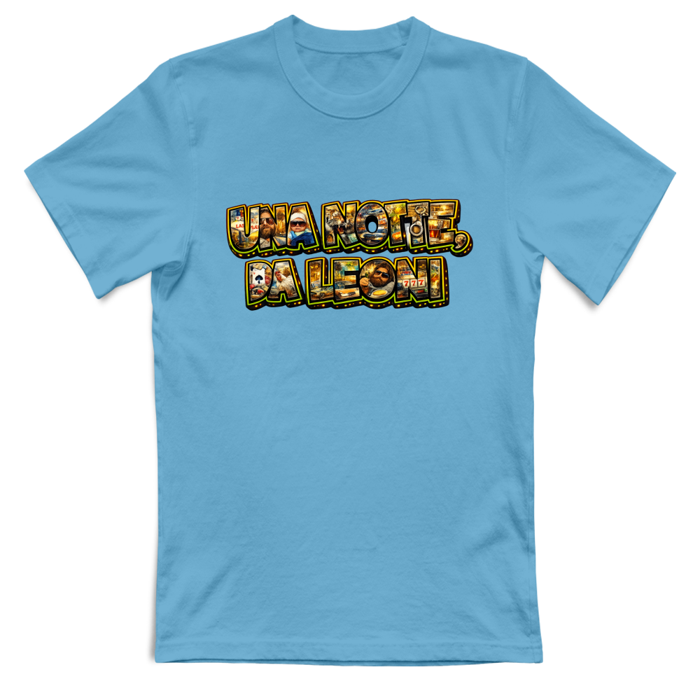 T-Shirt Unisex Maglietta una Notte da Leoni