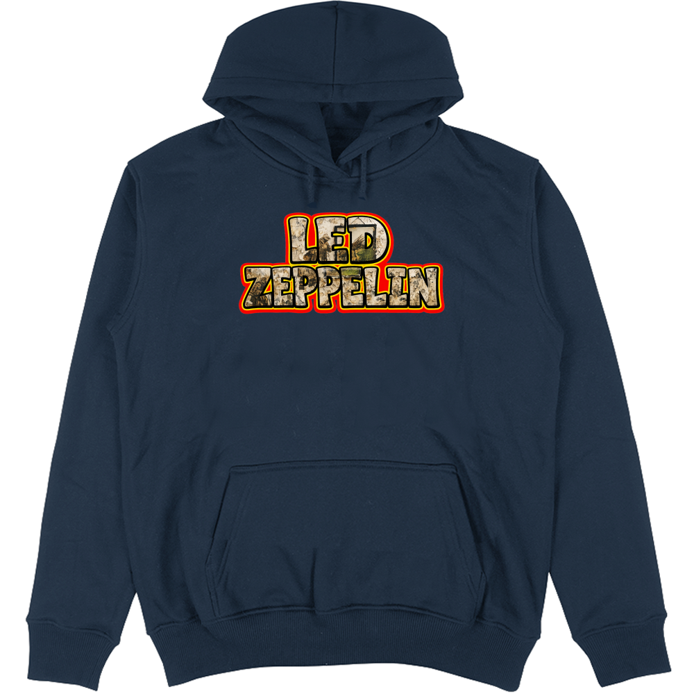 Felpa Unisex con Cappuccio linea led zeppelin