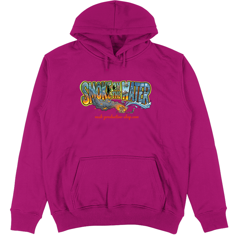 Felpa Unisex con Cappuccio linea smoke on the water