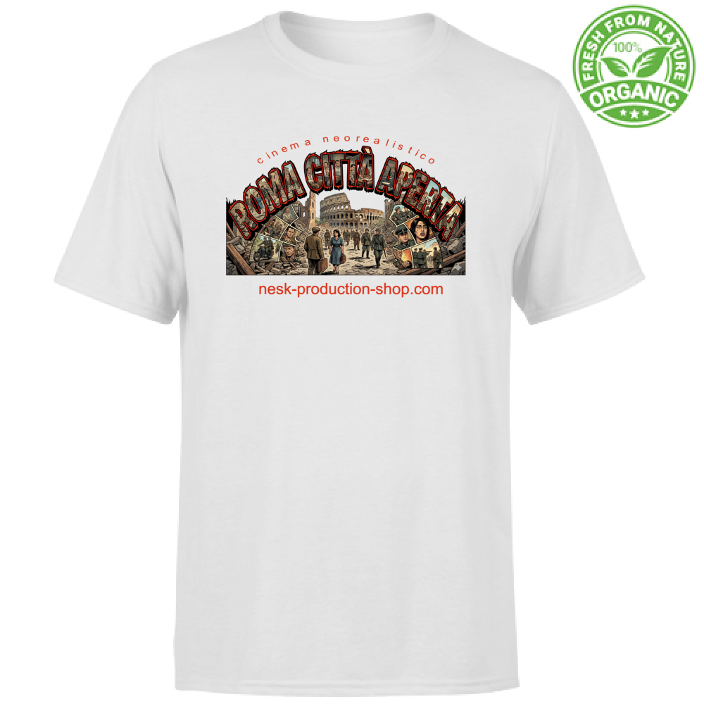 T-Shirt Unisex Organic linea roma città aperta