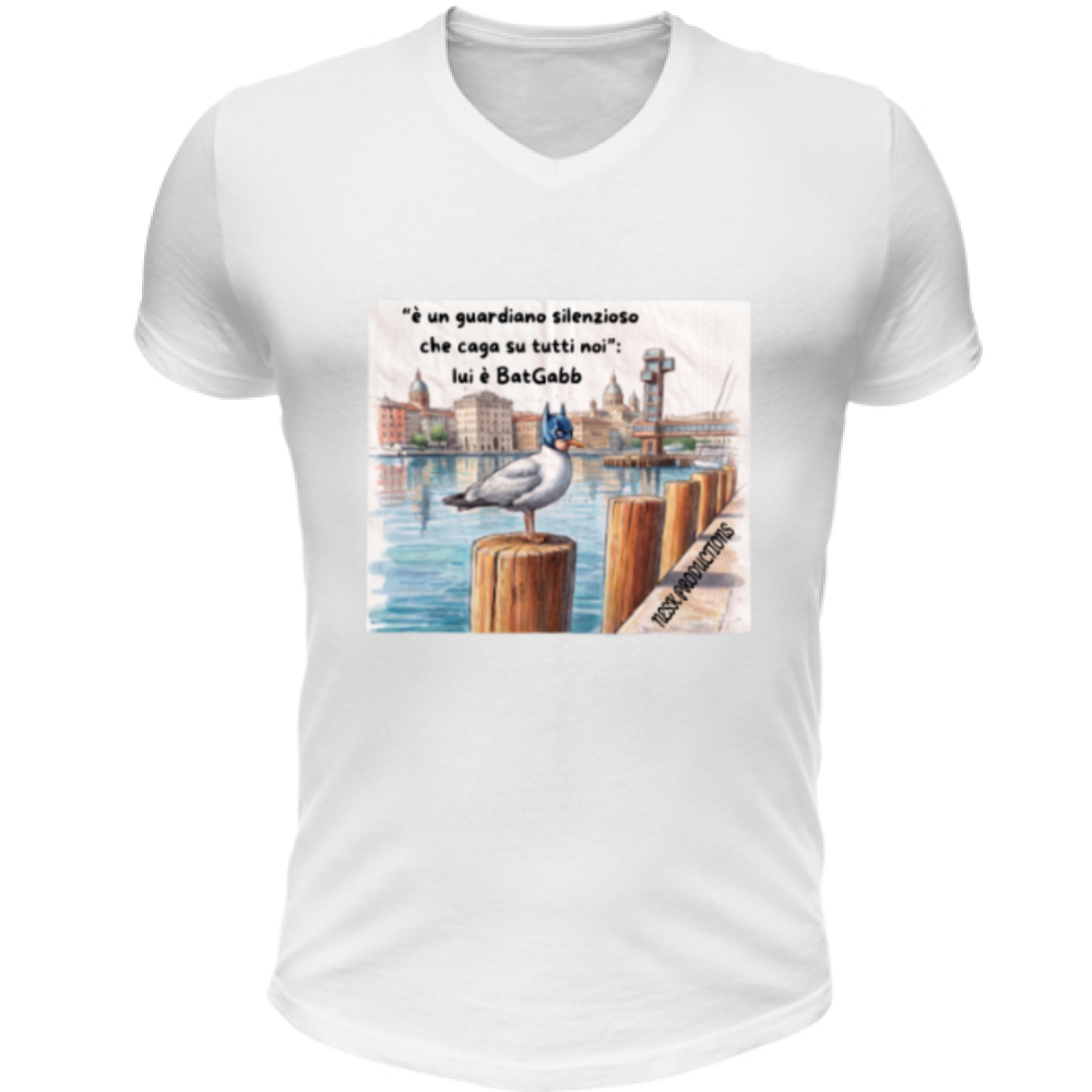 T-Shirt Unisex Scollo V T-shirt BatGabb is Back Again