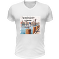 T-Shirt Unisex Scollo V T-shirt BatGabb is Back Again