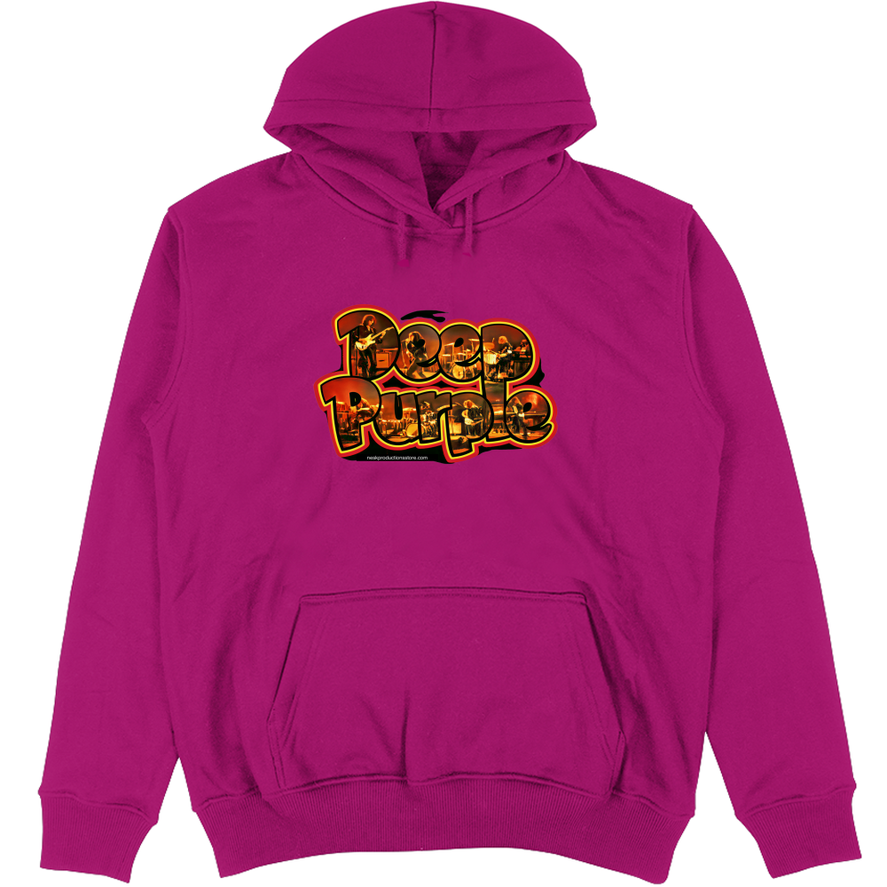 Felpa Unisex con Cappuccio linea Deep Purple