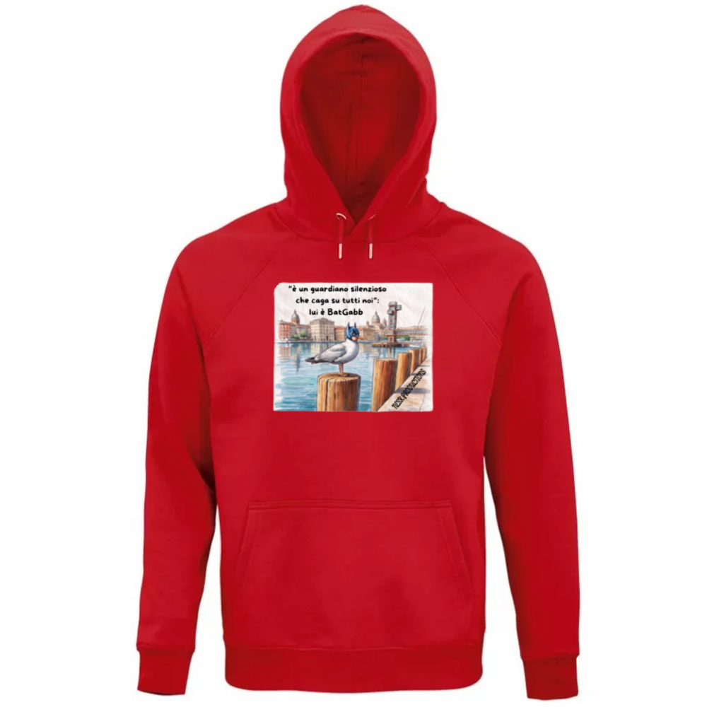Felpa Organica Unisex Cappuccio T-shirt BatGabb is Back Again