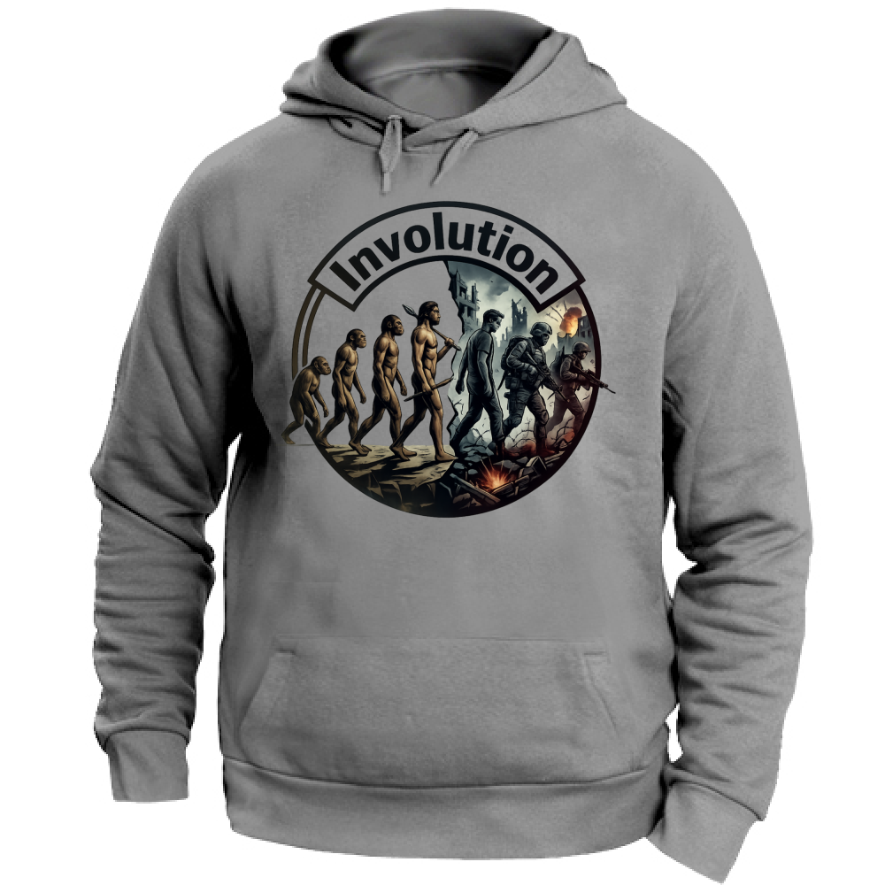 Felpa con Cappuccio Unisex Large linea Involution